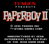 Paperboy 2 screenshot 3 for Sega Game Gear